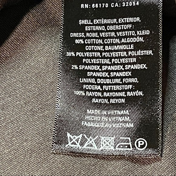 Anthropologie Ett:twa Soiree Midi Dress Black Floral Embroidered Size 4P - Picture 7 of 9